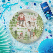 『木の国の誕生日パーティー』 ペーパープレート (パーティー)