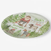 『木の国の誕生日パーティー』 ペーパープレート (アングル)