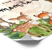 木の土地の動物の木のアドバイスは、お母さんのために ポスター (角)