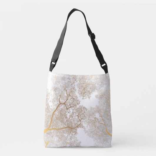 木の地図1 クロスボディバッグ (裏面)