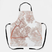 木の地図2 エプロン (正面)