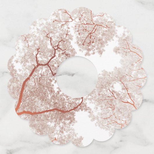 木の地図2 ワイングラスタグ (正面)