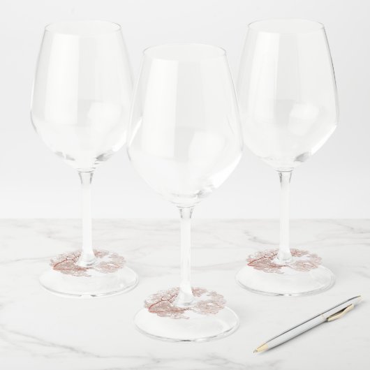 木の地図2 ワイングラスタグ (セット)