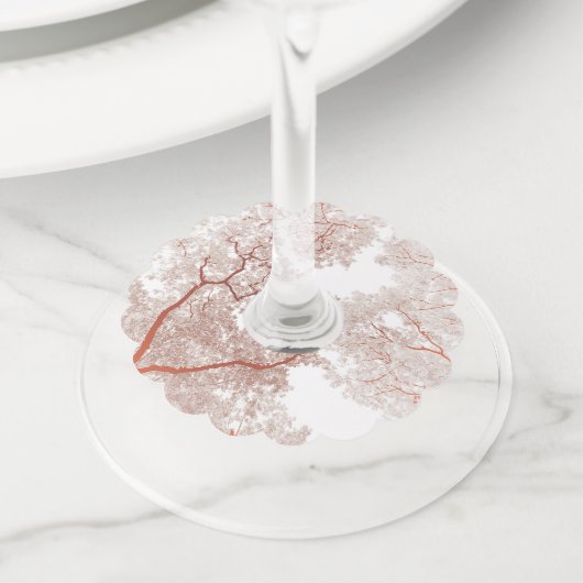 木の地図2 ワイングラスタグ (クローズアップ)