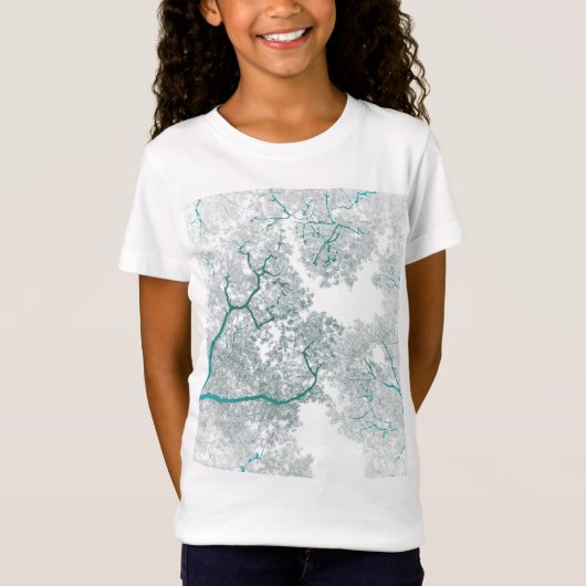 木の地図3 Tシャツ (正面)