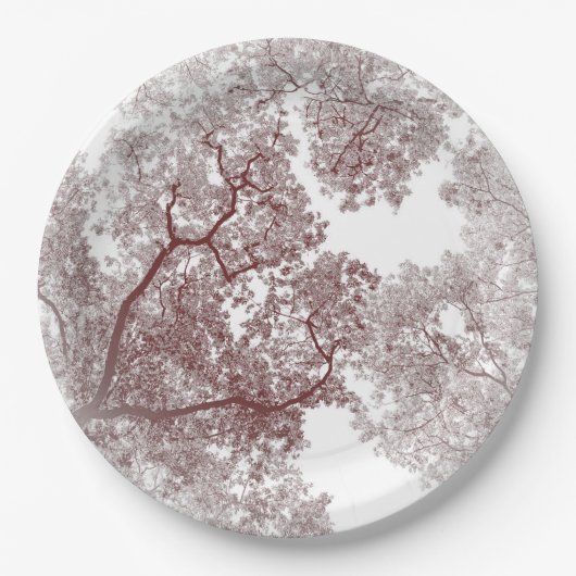 木の地図4 ペーパープレート (正面)