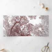 木の地図4 三つ折りクリスマスカード (内部)