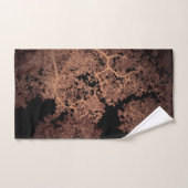 木の地図5 バスタオルセット (ハンドタオル)