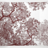 木の地図 4 三つ折りクリスマスカード (内部中)