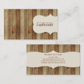 木の大工仕事 名刺 (正面/裏面)