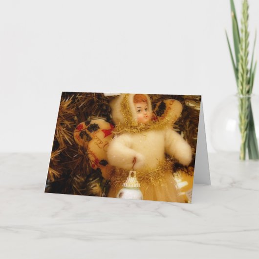 木の天使、幸せな休日 シーズンカード (正面)