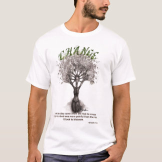 木の女性のanaisのninを変えて下さい tシャツ