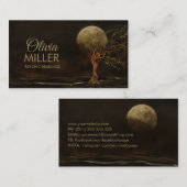 木の女神 – 月崇拝 名刺 (正面/裏面)
