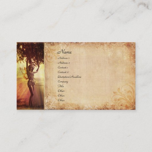 木の妖精 名刺 (正面)