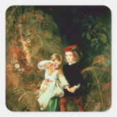 木の子ども スクエアシール (正面)