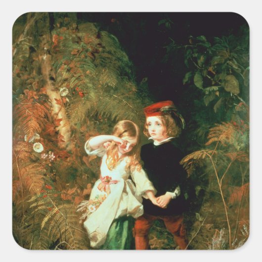 木の子ども スクエアシール (正面)