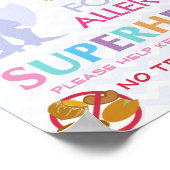 木の実が許されないスーパーヒーローガールホームへのサイン ポスター (角)