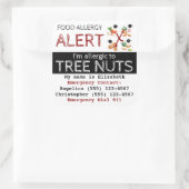 木の実の食物アレルギー スクエアシール (バッグ)