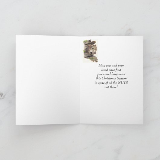 木の実を惜しまず聖降誕祭お目出とう！ シーズンカード (内部)