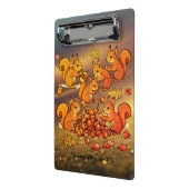 木の実を集める元気なリス» ミニクリップボード (アングル2)