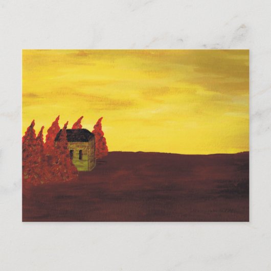 木の家 ポストカード (正面)