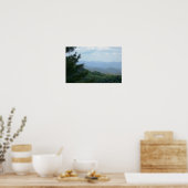 木の山の景色 ポスター (キッチン)