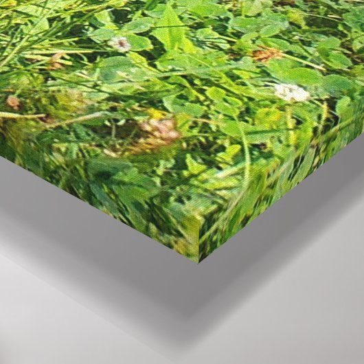 木の幹が粉砕 キャンバスプリント (コーナー (底面))