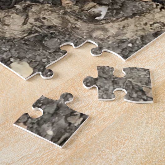 木の幹に対する3つの完璧なデイジー ジグソーパズル (側面)