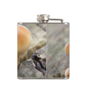 木の幹のフラスコの上のヒツジ フラスク (裏面)