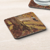 木の幹の勉強 コースター (左側)