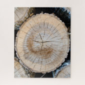 木の幹の断面 ジグソーパズル (縦)