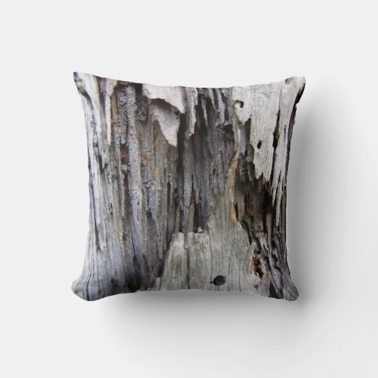 木の幹のMoJo枕 クッション (正面)