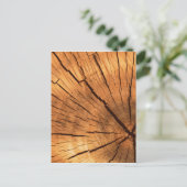 木の幹リングや輪 ポストカード (スタンド正面)