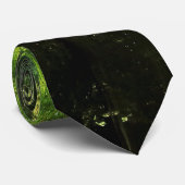 木の幹自然写真湖公園 ネクタイ (ロール)