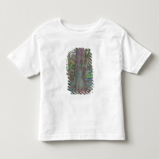 木の幹1916年(キャンバスの油) トドラーTシャツ (正面)