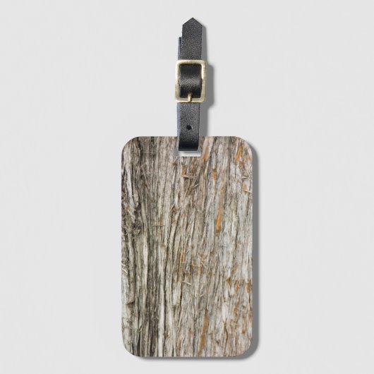 木の幹 ラゲッジタグ (正面縦)