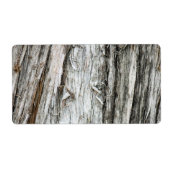 木の幹 ラベル (正面)