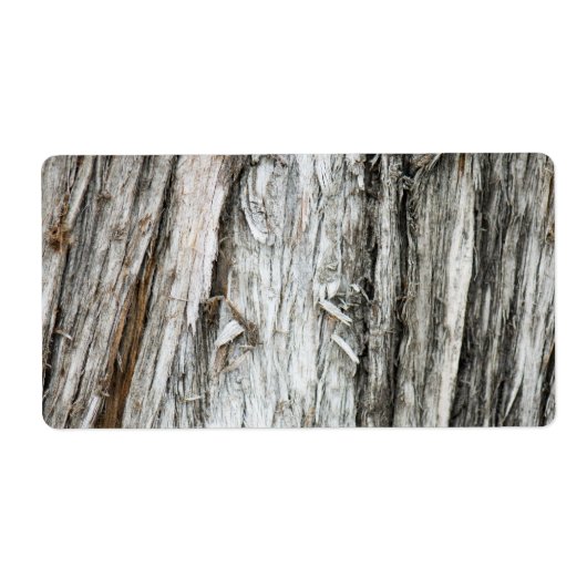 木の幹 ラベル (正面)