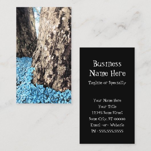 木の幹 名刺 (正面/裏面)