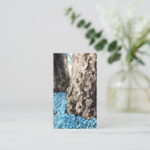 木の幹 名刺 (スタンド正面)