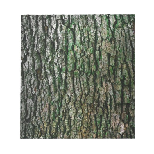 木の幹(木の樹皮) ノートパッド (正面)