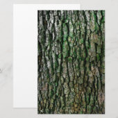 木の幹（木の樹皮） 便箋 (正面/裏面)