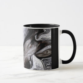 "木の幹" 11のoz。 黒い信号器のコーヒー・マグ マグカップ