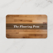 木の床材 名刺 (正面)