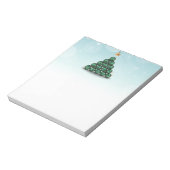 木の形をしたクリスマスボール ノートパッド (回転)