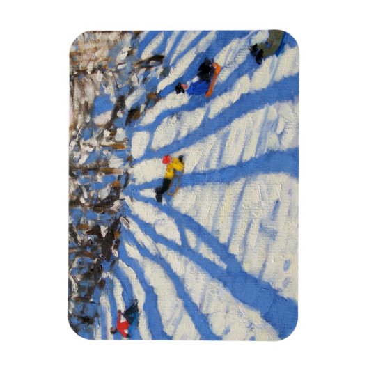 木の影Morzine マグネット (縦)