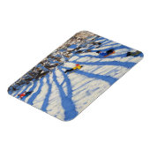 木の影Morzine マグネット (左側)