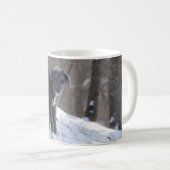 木の後ろのラーチャー-マグ コーヒーマグカップ (正面右)