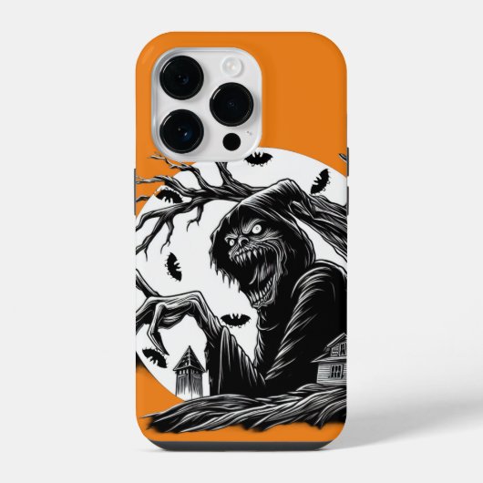 木の怪物 iPhoneケース (裏面)