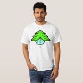 木の戦士 カートゥーン 自然の生き物 Tシャツ (正面フル)